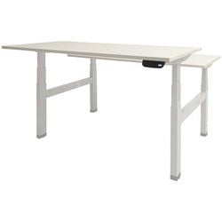 Scrivania sit-stand Schavenburg Dextro Plus Duo T-Foot Lindberg Rovere