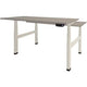 Zit-sta-bureau schaffenburg dextro plus duo t-voet grijs