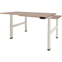 Scrivania sit-stand Schavenburg Dextro Plus Duo T-Foot Havana Cherry