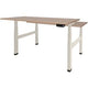 Scrivania sit-stand Schavenburg Dextro Plus Duo T-Foot Havana Cherry