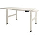 Zit- sta bureau schaffenburg dextro plus duo t-voet kalk wit