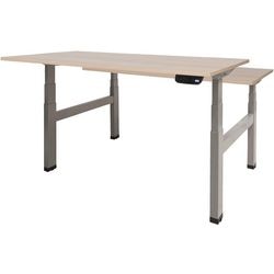 Scrivania sit-stand Schavenburg Dextro Plus Duo T-Foot Lindberg Rovere