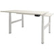 Escritorio para trabajar sentado o de pie Schaveburg Dextro Plus Duo T-Foot Lindberg Oak