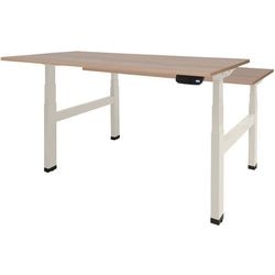 Scrivania sit-stand Schavenburg Dextro Plus Duo T-Foot Havana Cherry