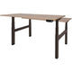 Scrivania sit-stand Schavenburg Dextro Plus Duo T-Foot Havana Cherry