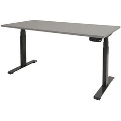 Zit- sta bureau schaffenburg dextro plus t-voet grijs