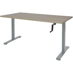 Scrivania sit-stand Schavenburg Dextro pendolo T-piede Robson rovere