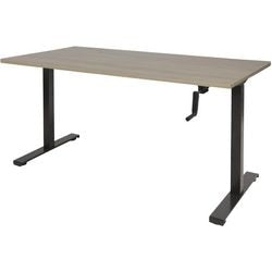 Scrivania sit-stand Schavenburg Dextro pendolo T-piede Robson rovere