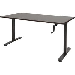 Scrivania sit-stand Schavenburg Dextro pendolo T-piede Logan rovere