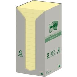 Sticky notes post-it zelfklevend geel