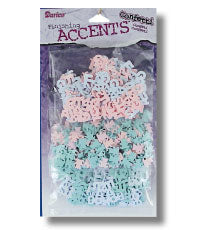Darice • accenti coriandoli confezione 3 sacchetti.