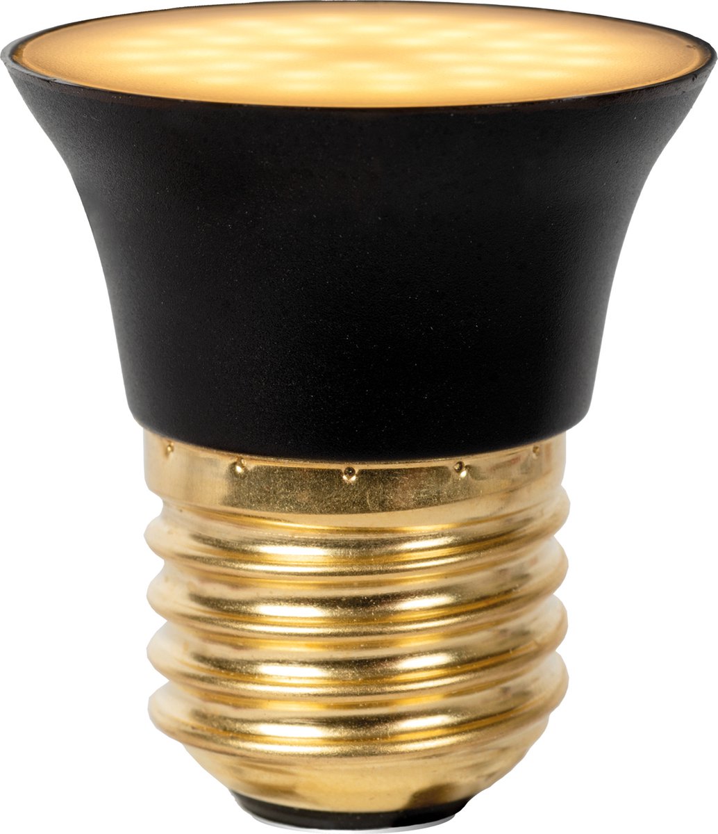 Lucide g45 - lampada led - ø 4.3 cm - led 3 stepdim - e27 - 1x5w 2700k - nero