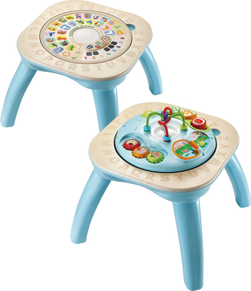 Vtech mesa de juegos de aprendizaje turn - juguetes montessori - interactivo educativo - mesa de actividades - mesa infantil con números, letras y más - a partir de 9 meses