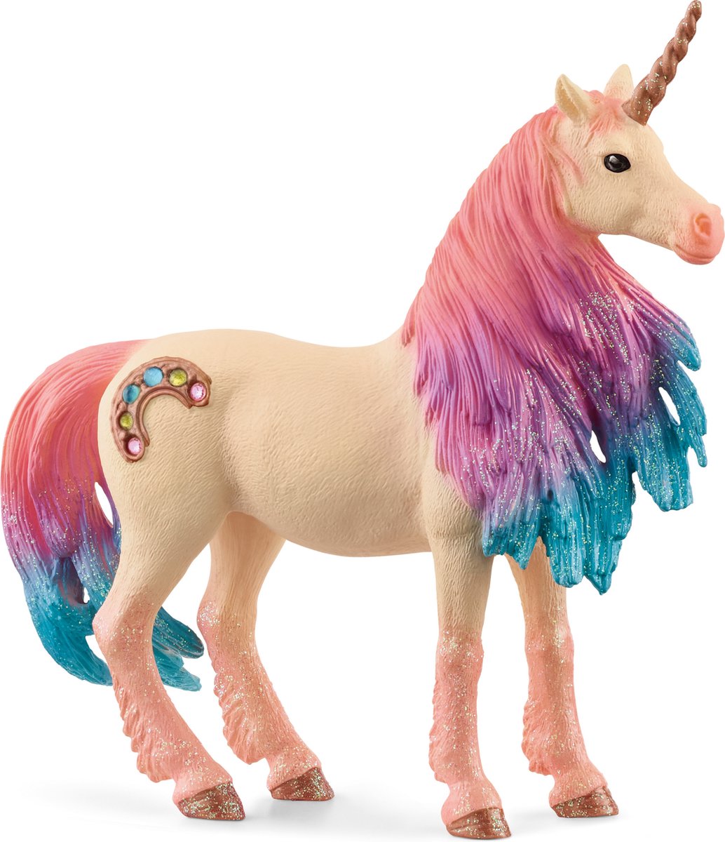 Schleich Bayala play figure - marshmallow unicorno cavalla - giocattolo fantasy per bambini - da 5 a 12 anni - 70723