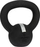 Kettlebell Avento - 6 kg - ghisa - nero argento grigio