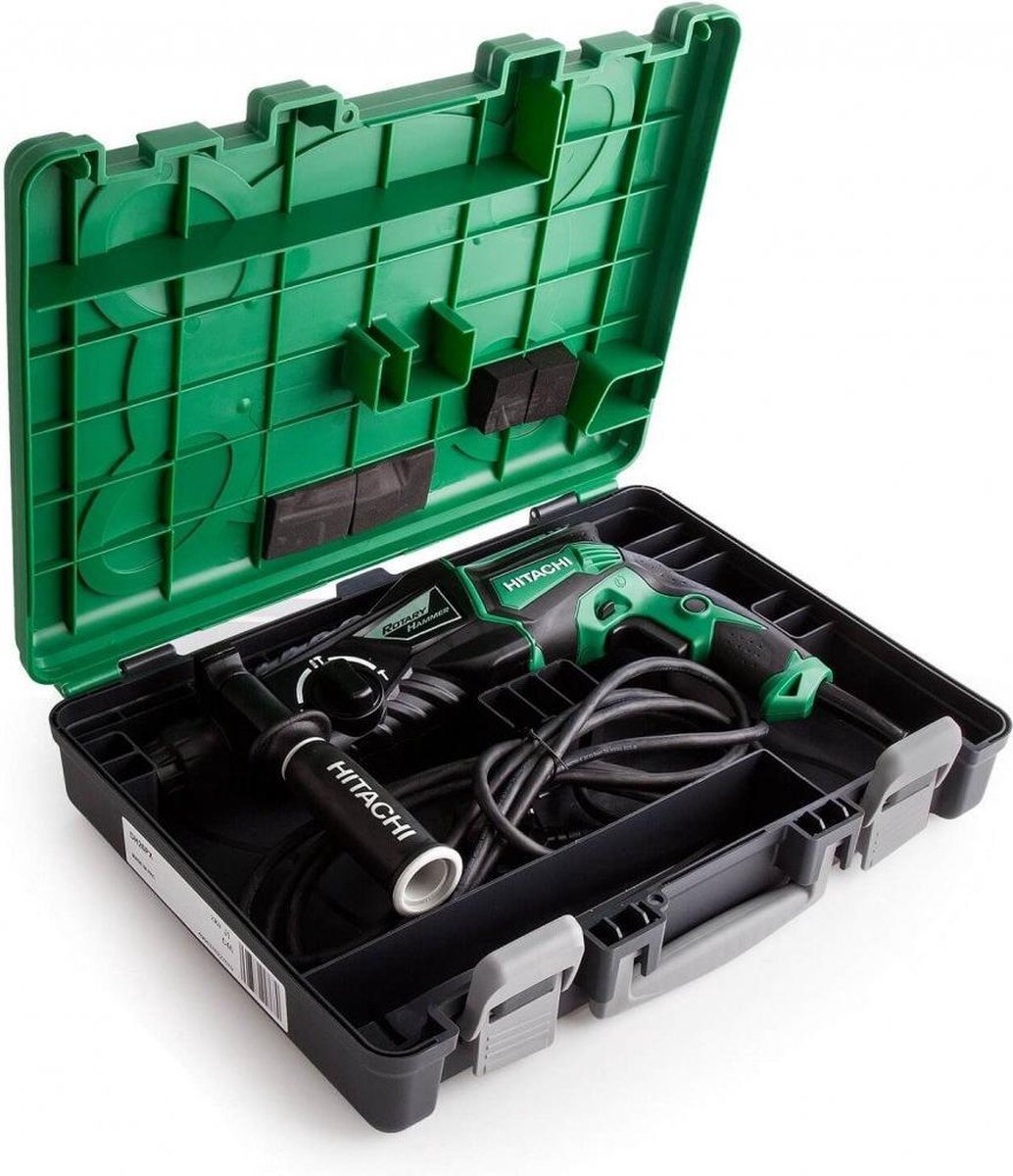 Hikoki dh26pb2 boorhamer - 830w - 3,2 joule - sds plus - inclusief koffer