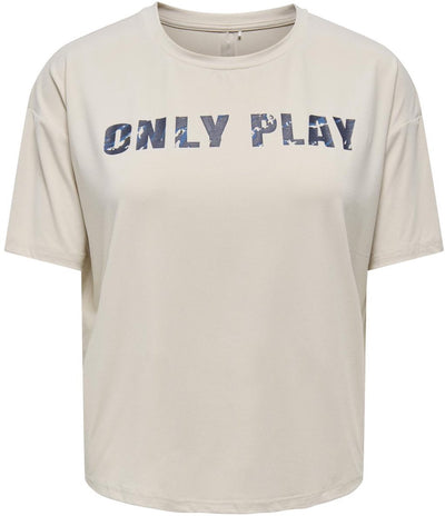 Only play - onpfont on ss loose tee women's sports shirt