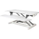 Bakkerelkhuizen sit-stand supporto da tavolo bneassdr2w per 1 monitor bianco 880 x 4
