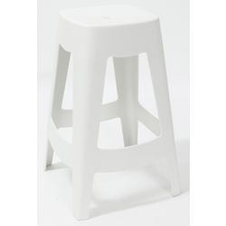 Taburete de bar paperflow plástico blanco