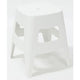 Taburete paperflow plástico blanco