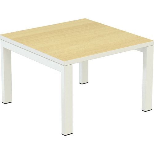 Mesa auxiliar melamina paperflow marrón