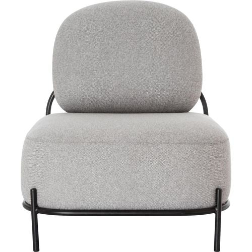 Silla de recepción tejido paperflow gris