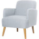 Sedia reception Brooks tessuto paperflow grigio
