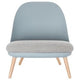 Silla de recepción tejido paperflow gris
