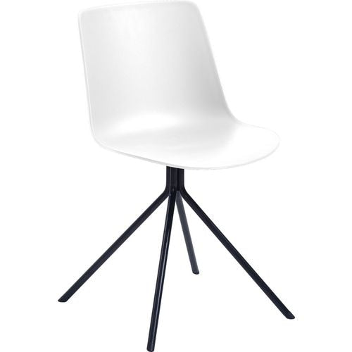 Silla de visita paperflow plástico blanco