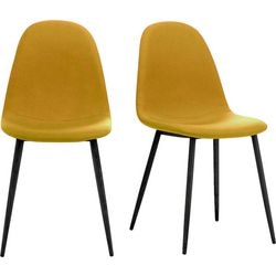 Sedia visitatore tessuto paper flow oro