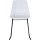 Silla de visita paperflow plástico blanco