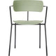 Sedia visitatore paperflow plastica verde