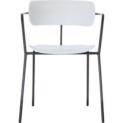 Silla de visita paperflow plástico blanco