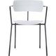 Silla de visita paperflow plástico blanco