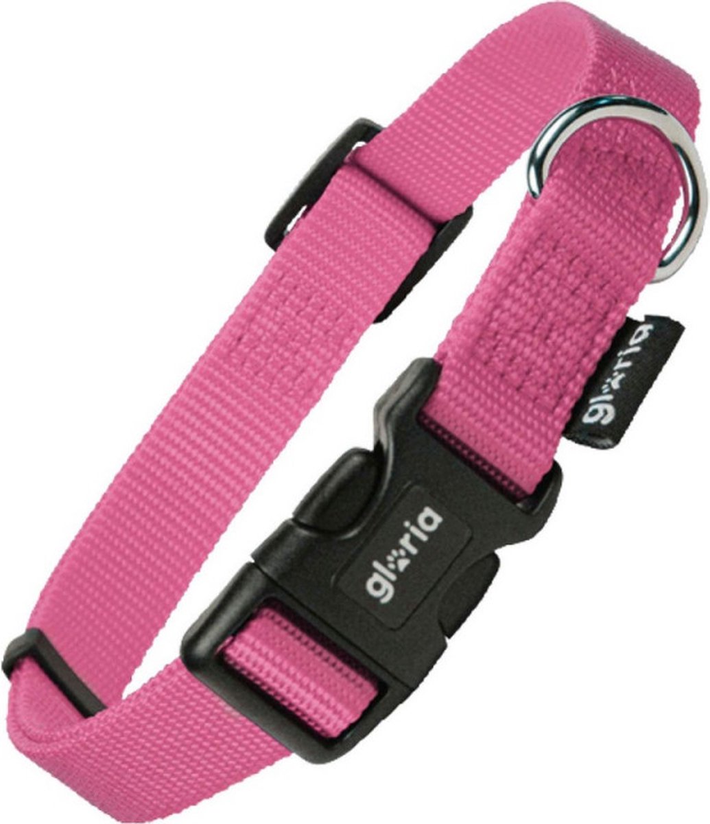 Gloria dog collar smooth pink size s (27-37 cm)