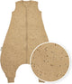 Maglione Meyco a coste mini spot per bebè estivo - toffee melange - 104 cm - 0.5 tog