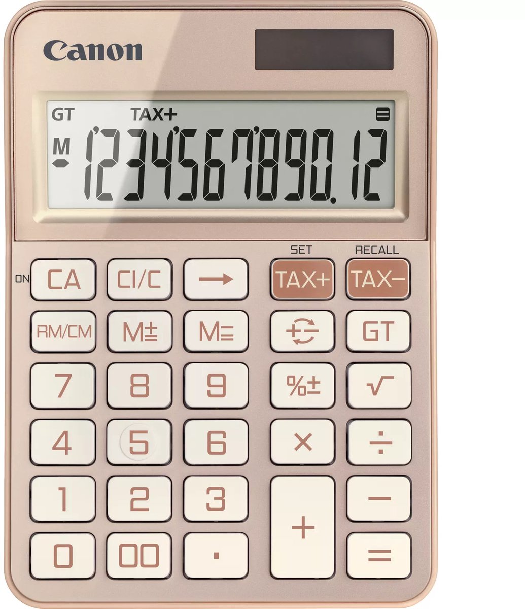 Canon ks-125kb calculator desktop basic calculator rose gold