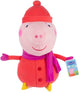 Peluche Sambro Peppa Pig - Peluche Peppa 50 cm - Edizione invernale