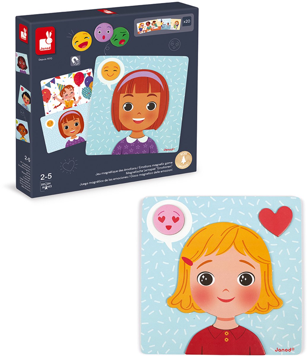 Janod - gioco - carte emozioni magnetiche