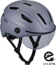 Bbb cycling move faceshield transparant e-bike helm - speed pedelec helm - elektrische fiets - snorfiets - mat grijs - maat m - bhe-57