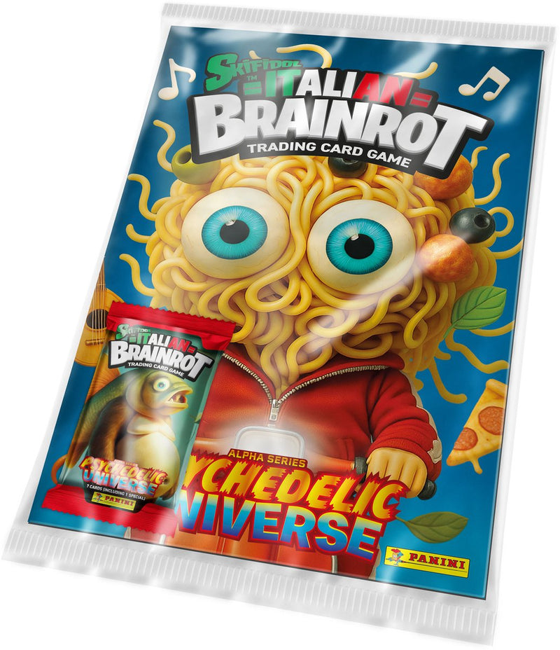 Skifidol iniciador de tarjeta coleccionable italiano Brainrot | 2 piezas