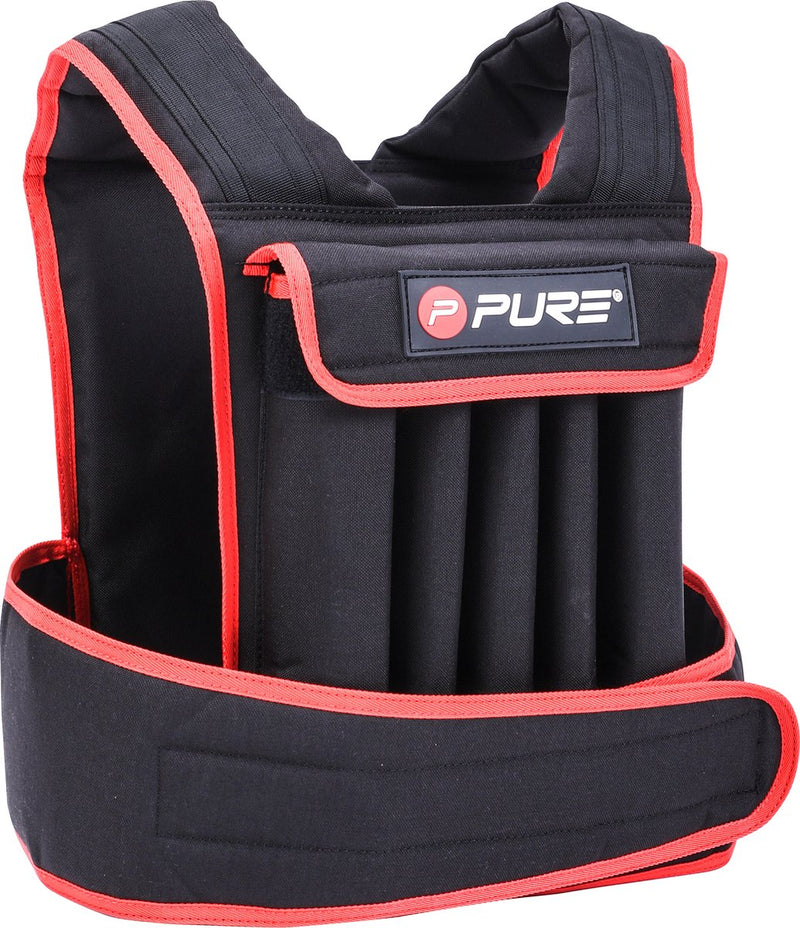 Pure2improve - chaleco de lastre con relleno de arena - ajustable en peso - hasta 20kg