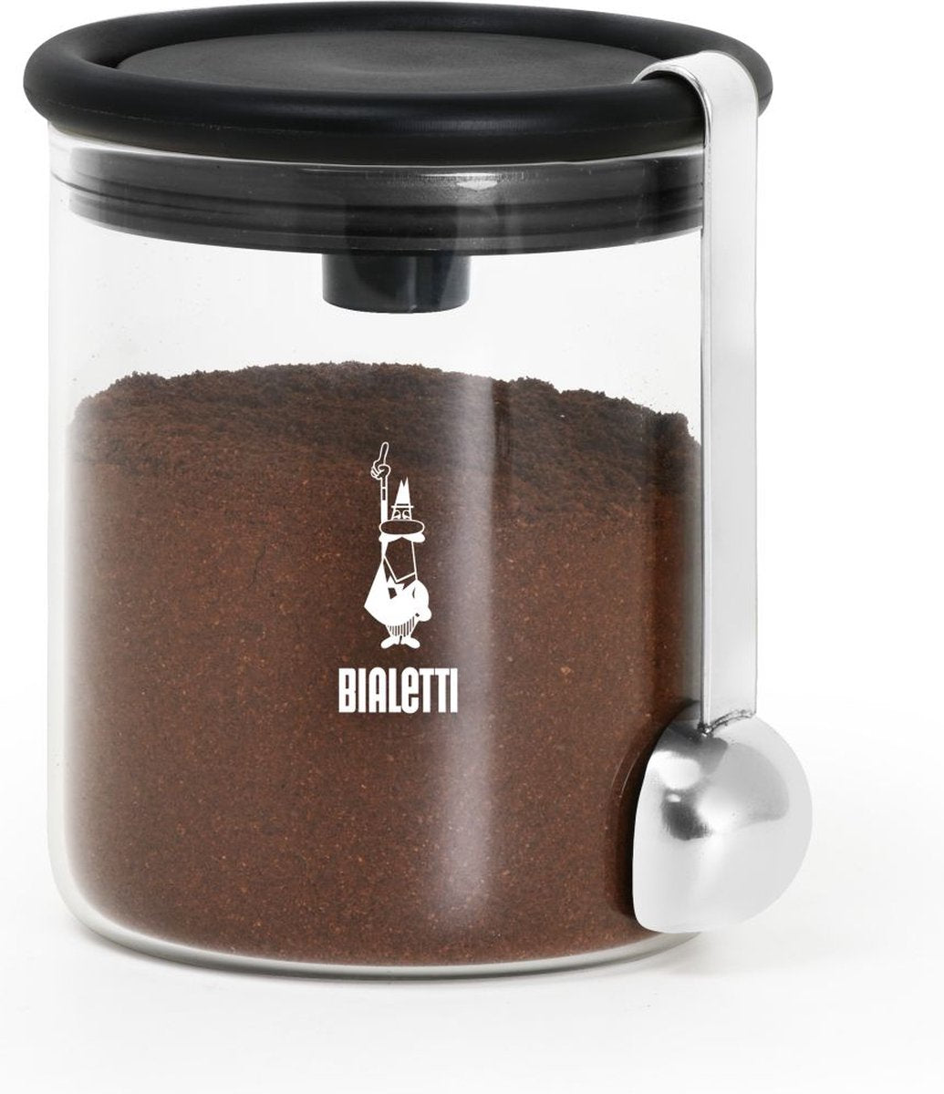 Recipiente de almacenamiento de café Bialetti vidrio redondo