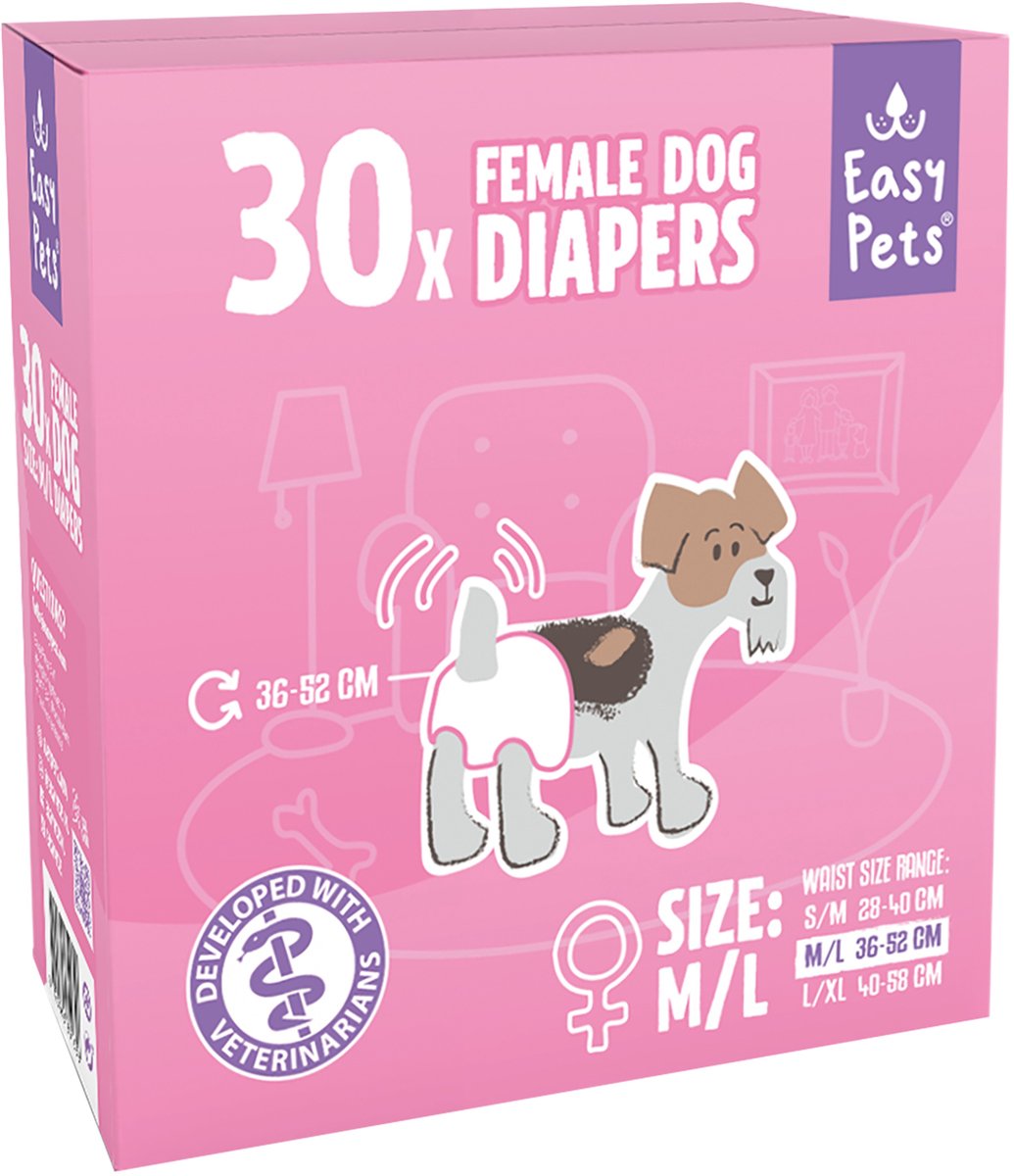 Pannolini per cani Easypets cagna