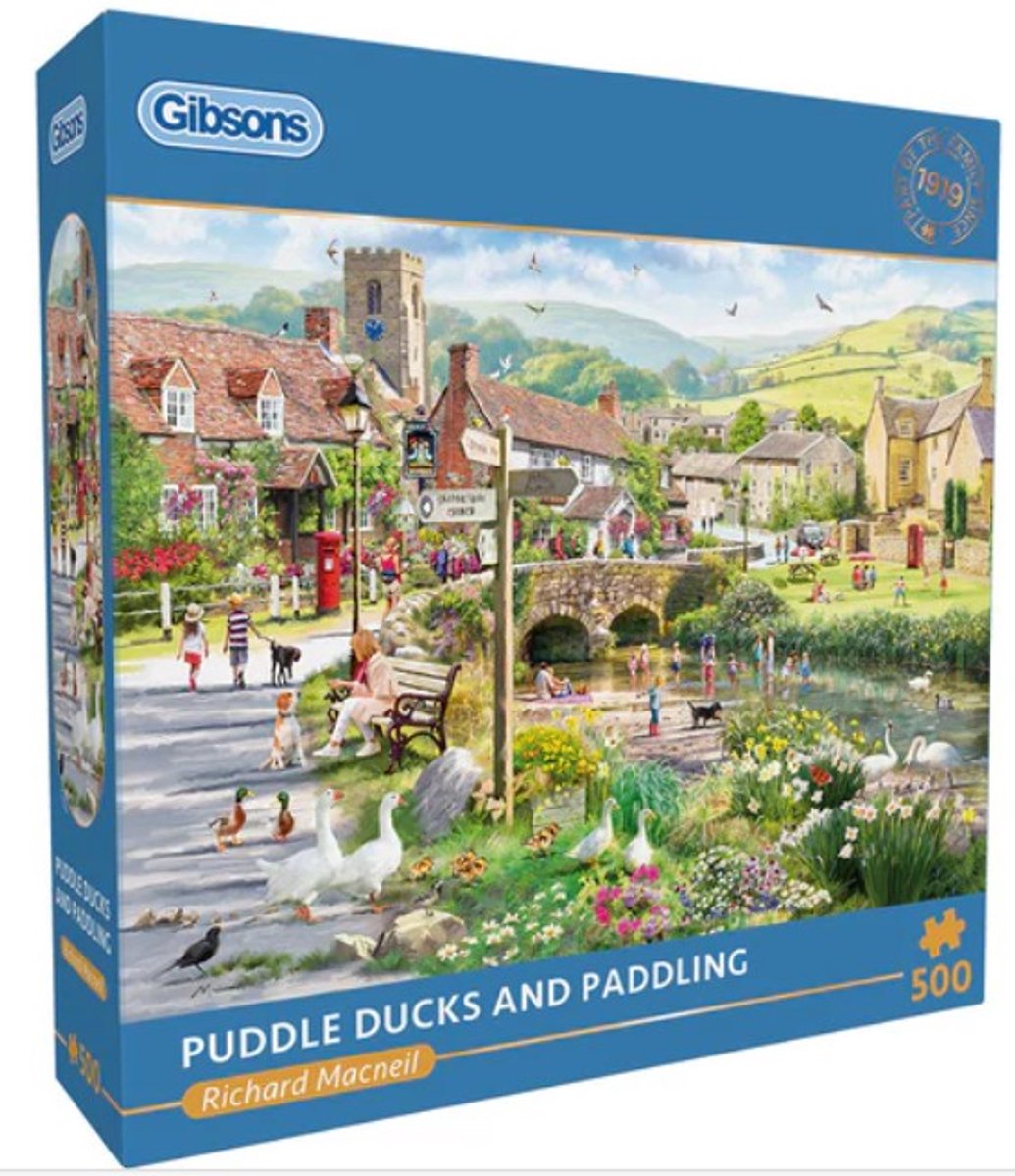 Gibsons - pozzanghere che remano (di Richard Macneil) - 500 pezzi 48×34 cm (l×a) - puzzle per adulti