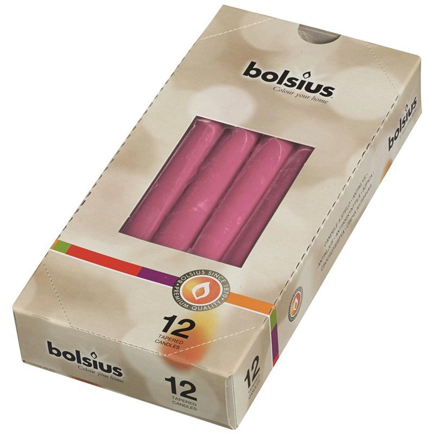 Vela gótica Bolsius 245 24 12ud fuc