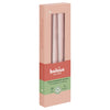 Vela gótica Bolsius 245 24 4ud rosa