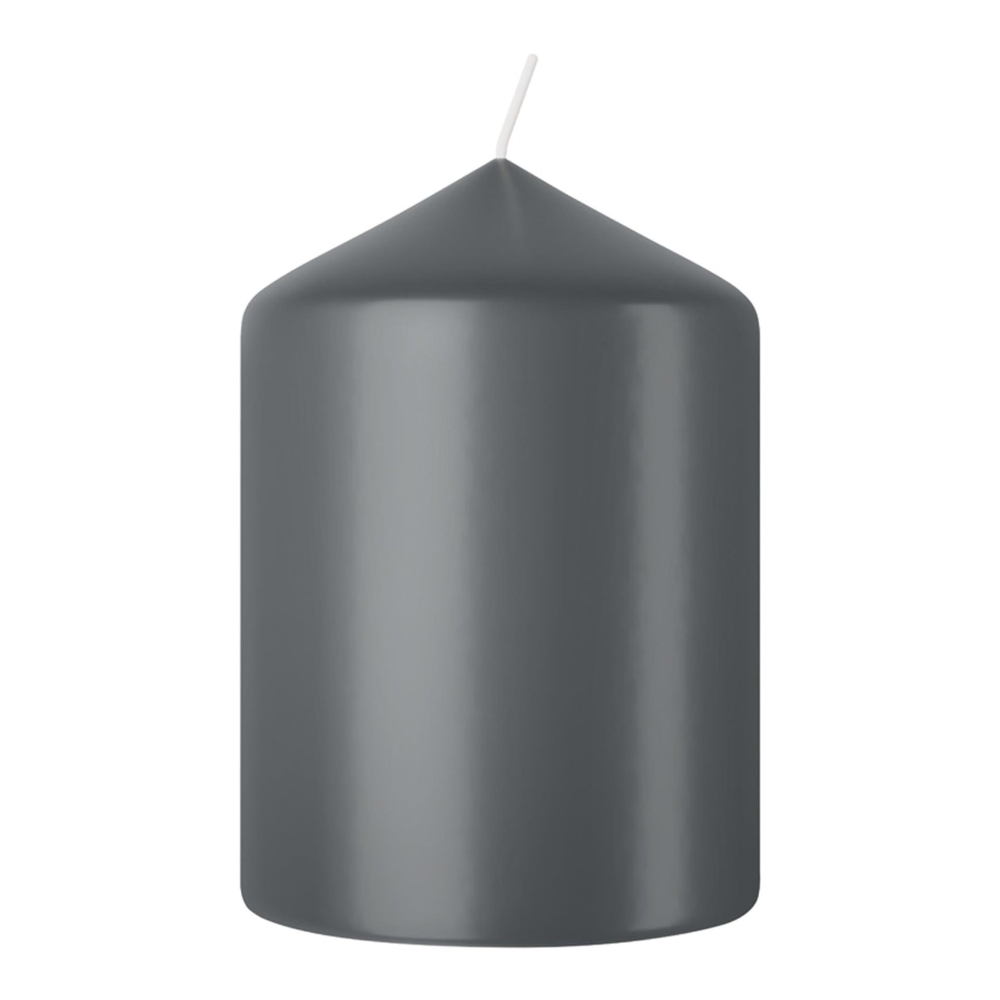 Vela de pilar Bolsius 80 58 gris tormentoso