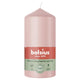 Candela a colonna Bolsius 120 58 rosa nebbioso