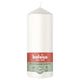 Vela pilar Bolsius 150 58 blanco nube